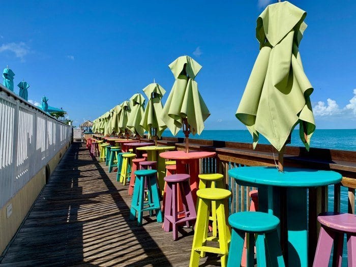 Sunset pier tables