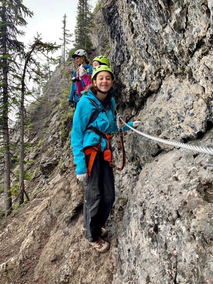 climbing the Via Ferrata