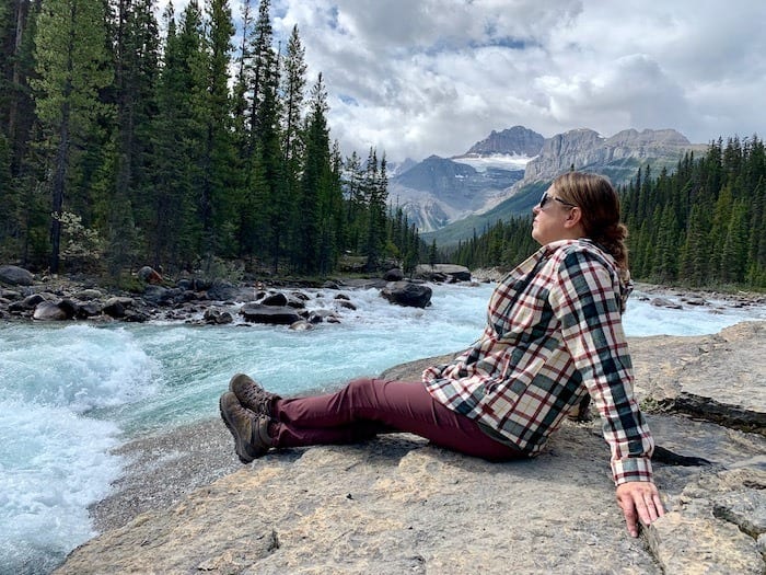 Tamara at Mistaya Canyon