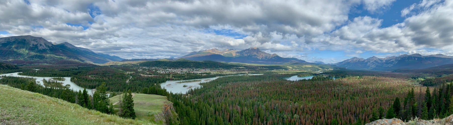 View of Jasper from Old Fort Point