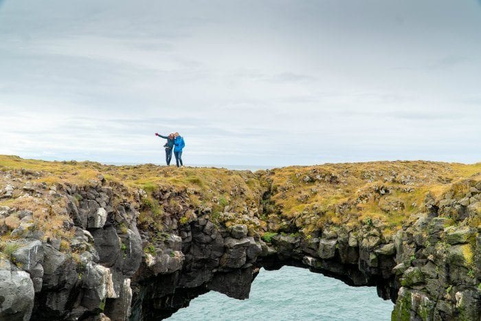 Arnarstapi land bridge