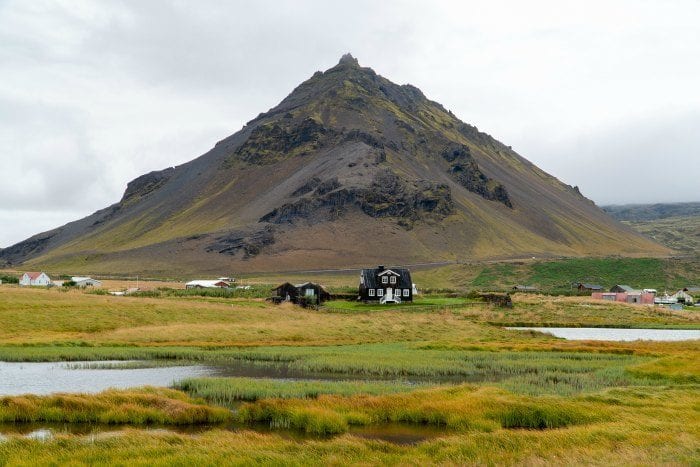 Black house in Arnarstapi