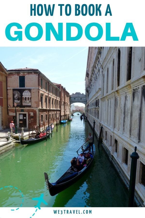 How to book a gondola in Venice