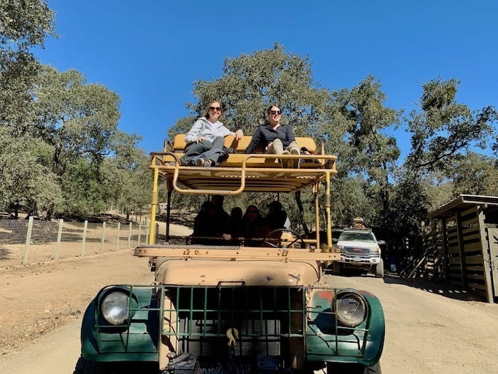 Safari truck at Safari West