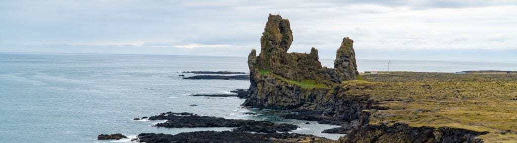 Lóndranga volcanic plug on the Snaefellsnes peninsula