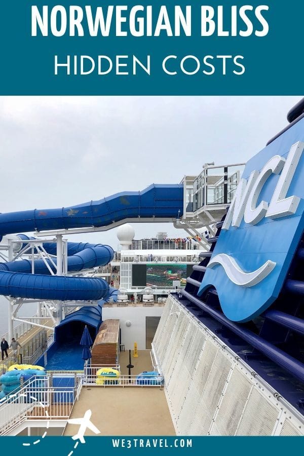 Norwegian Bliss hidden costs