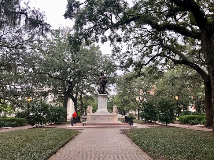 Chippewa Square in Savannah