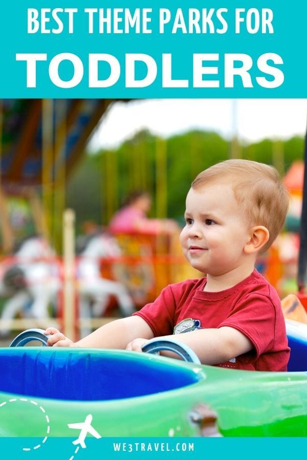 best theme parks for toddlers - toddler boy on ride