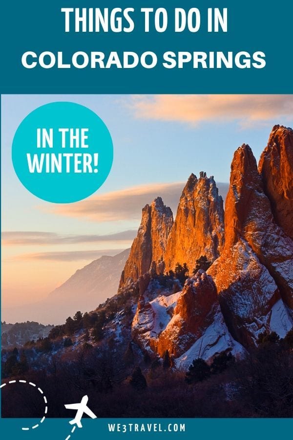 Things To do in Colorado Springs in the winter - Garden of the Gods