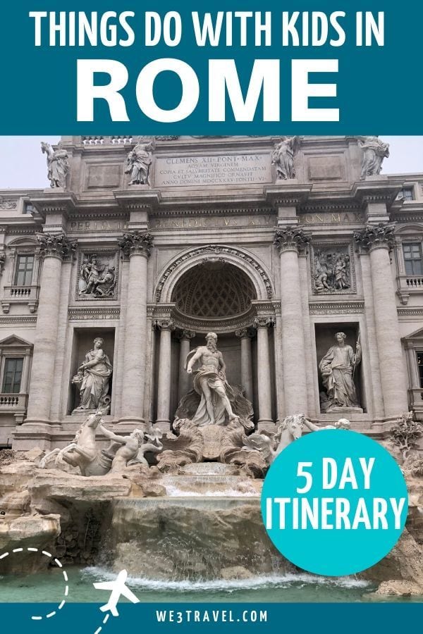 Things to do in Rome with kids - Trevi Fountain