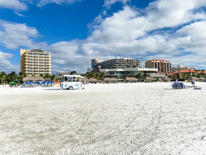 JW Marriott Marco Island beach and beach bar