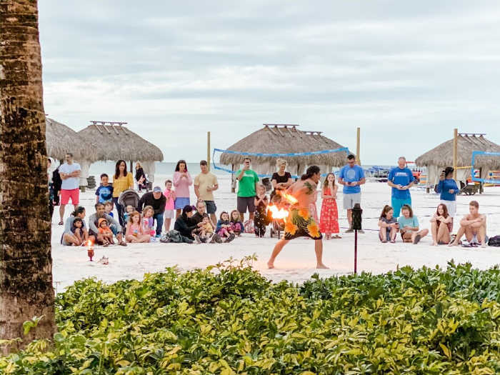 sunset celebration at the JW Marriott Marco Island