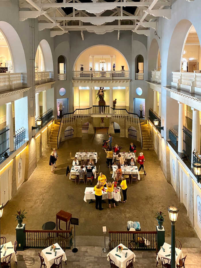 Cafe Alcazar from above