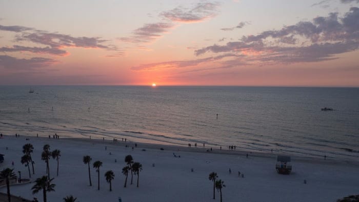 Sunset on Clearwater Beach