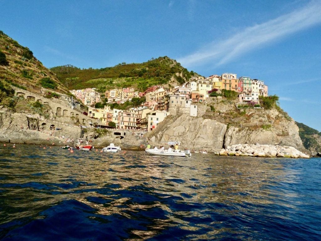 Manarola from the water