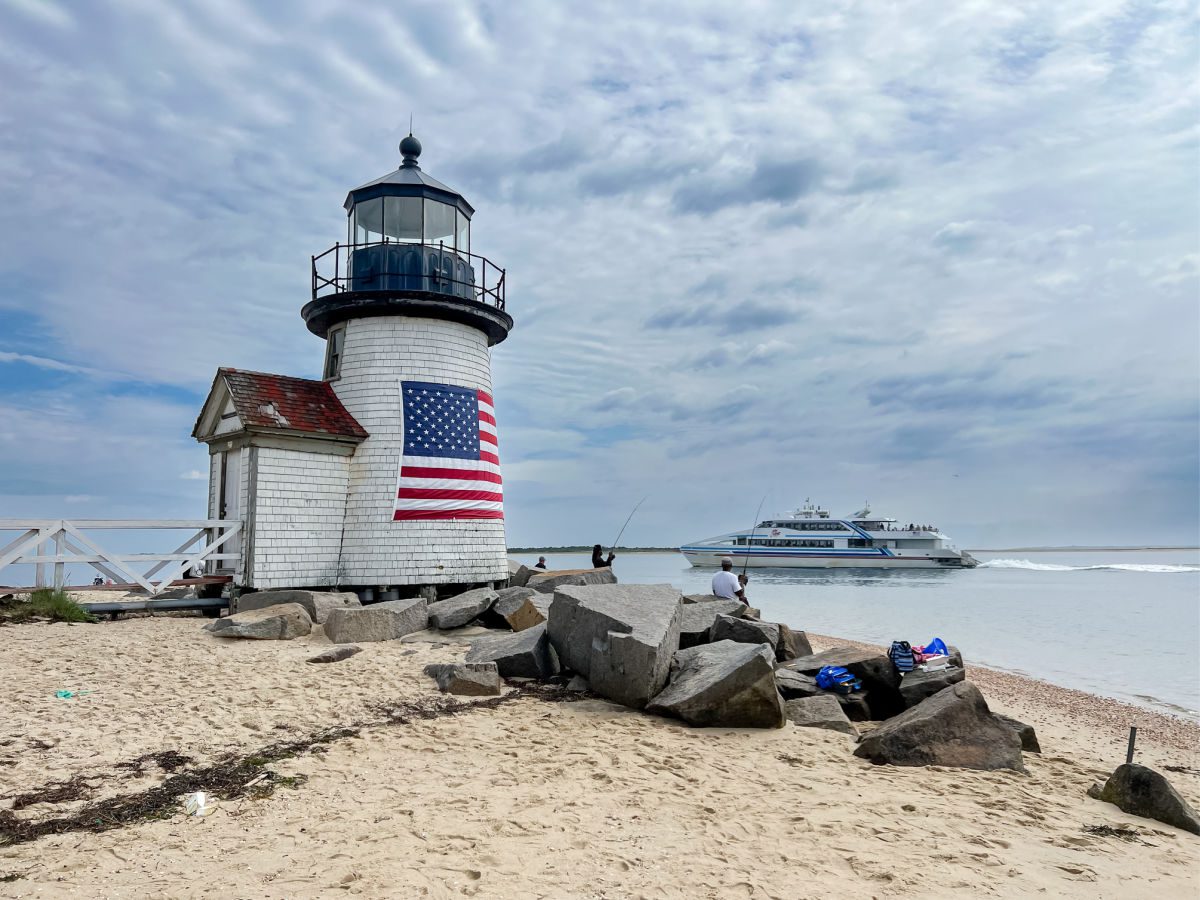 Brant point lighthouse on Nantucket