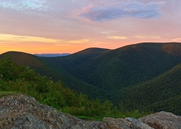 view from Mt Greylock