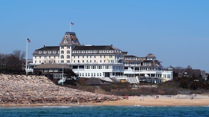 Ocean House Rhode Island from the water