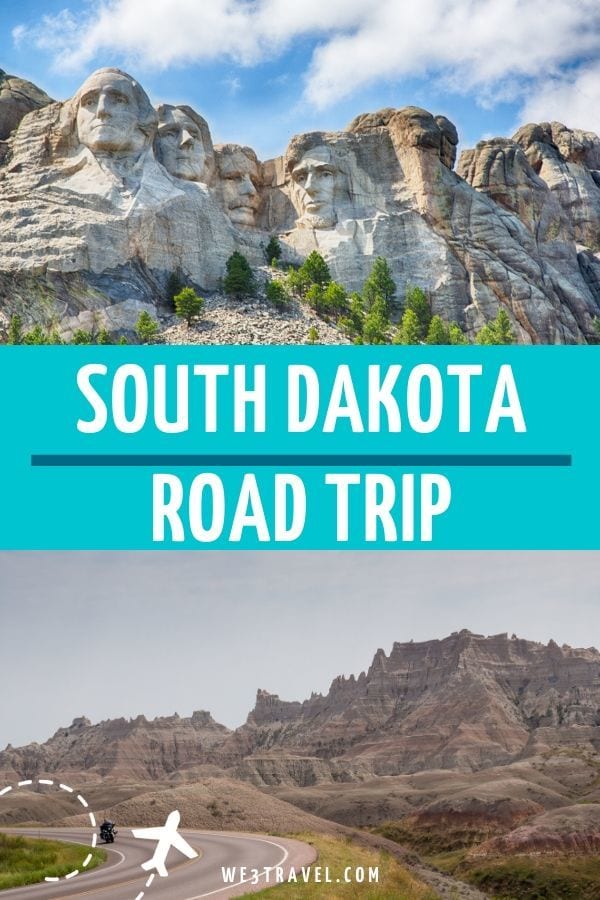 South Dakota road trip itinerary Mount Rushmore and Badlands