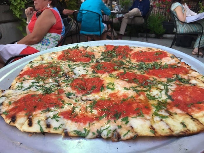 Margherita pizza at Bacaro