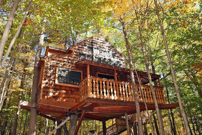 two story treehouse