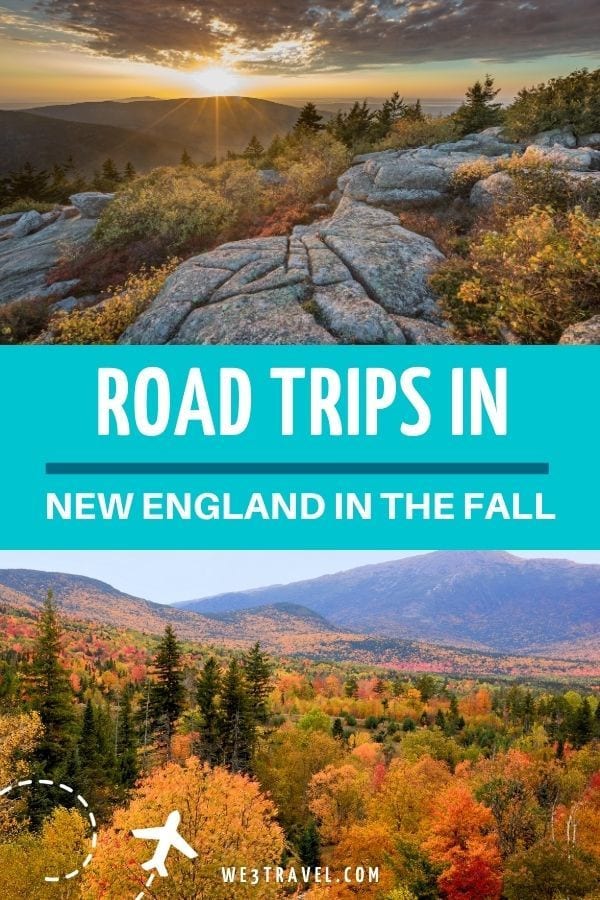 Road trips in New England in the fall