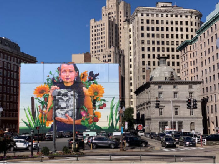 Downtown providence murals