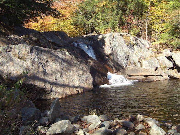 Buttermilk Falls in Ludlow Vermont