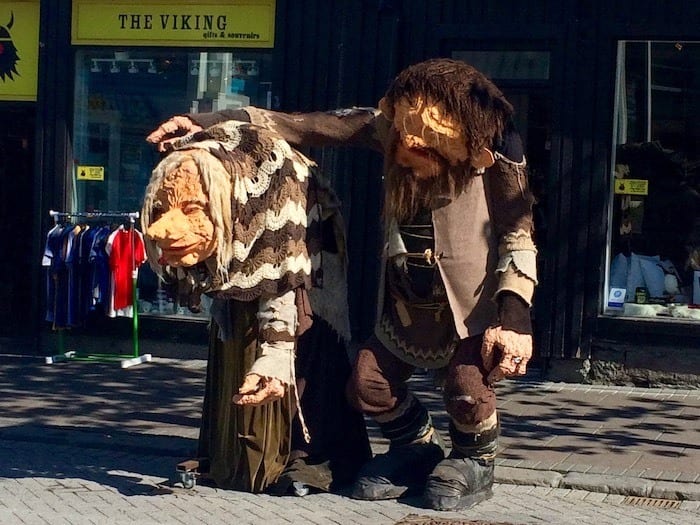 Troll statues in Reykjavik