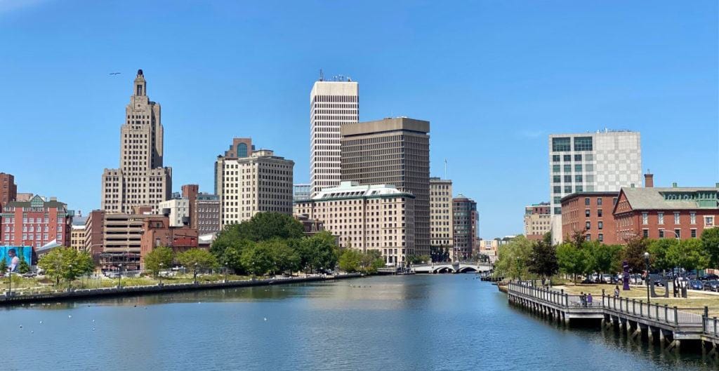 Providence skyline and river