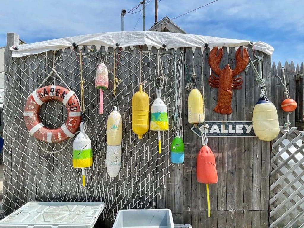 Lobster buoys in Corea Maine