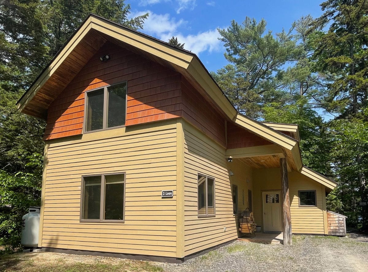 Loon Lodge at the New England Outdoor Center on Millinocket Lake