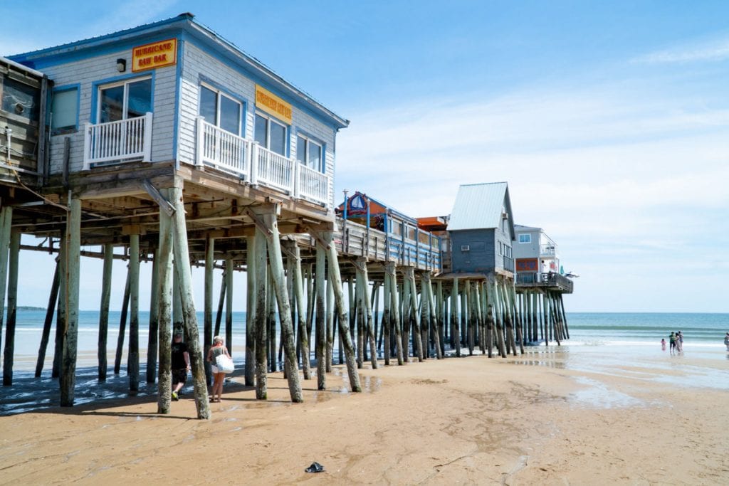 old orchard beach pier 