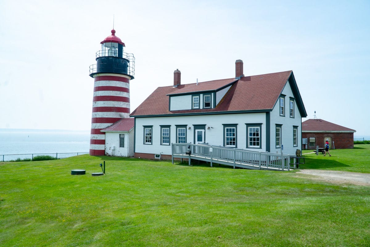 West Quoddy Lighthouse in Lubec