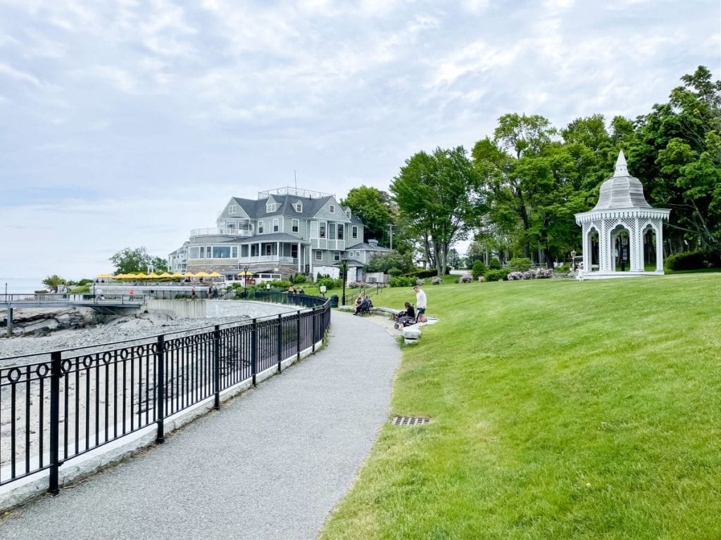 Shore path in Bar Harbor