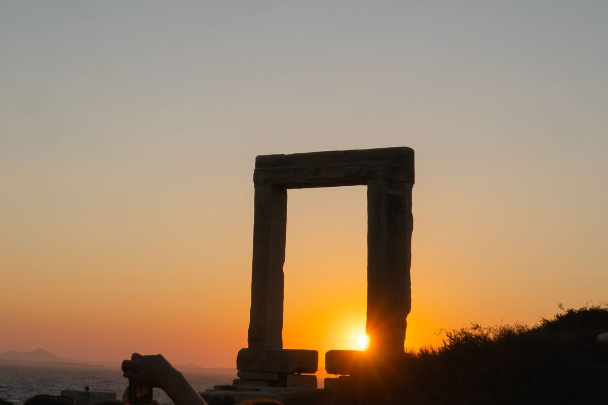 Apollo temple at sunset