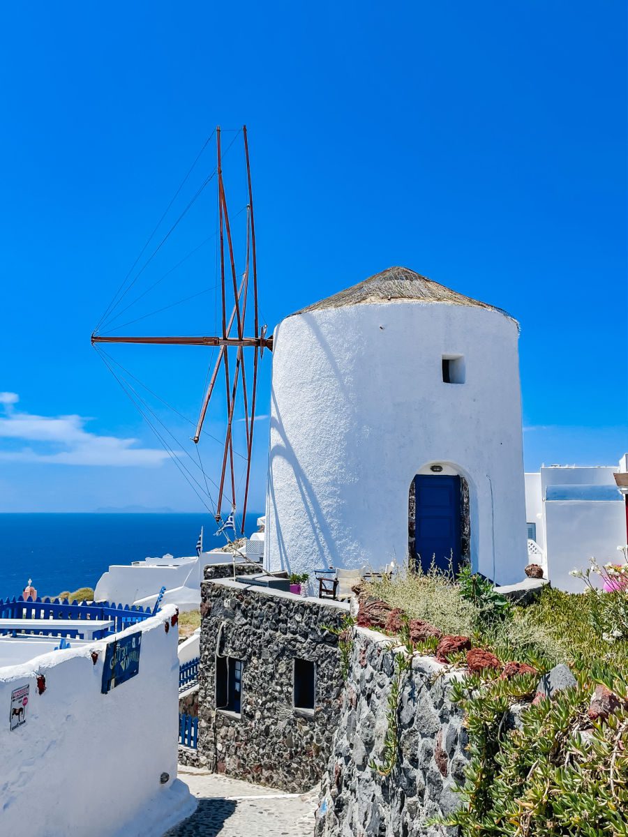 Windmill in Oia