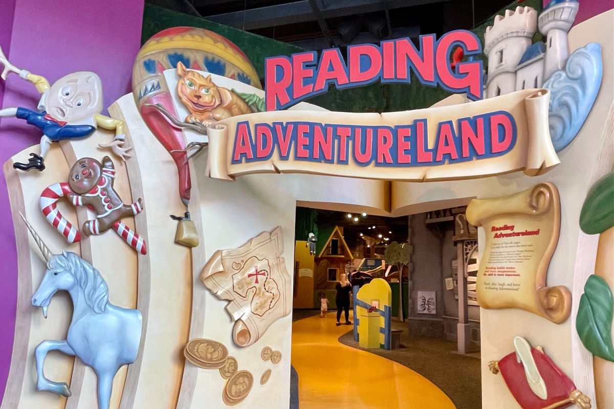 Reading Adventureland entrance from the Strong National Museum of Play