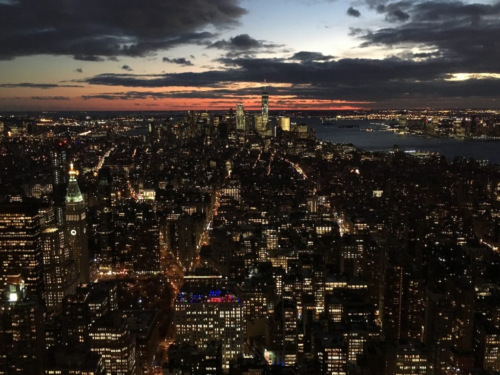 View from the top of the Empire State Building