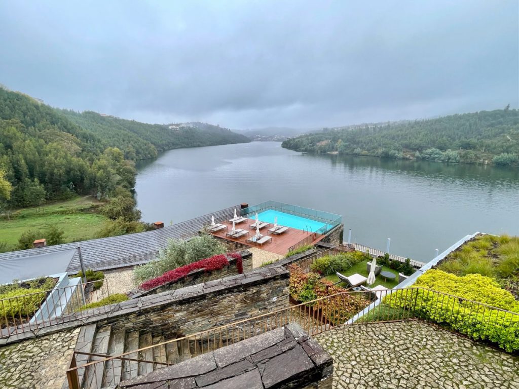 Douro41 hotel pool and river view