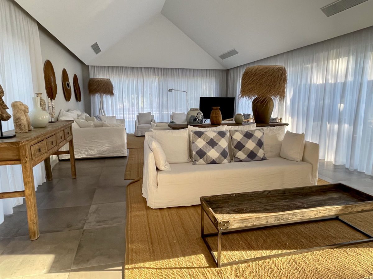 Living space in a private villa at Sublime Comporta