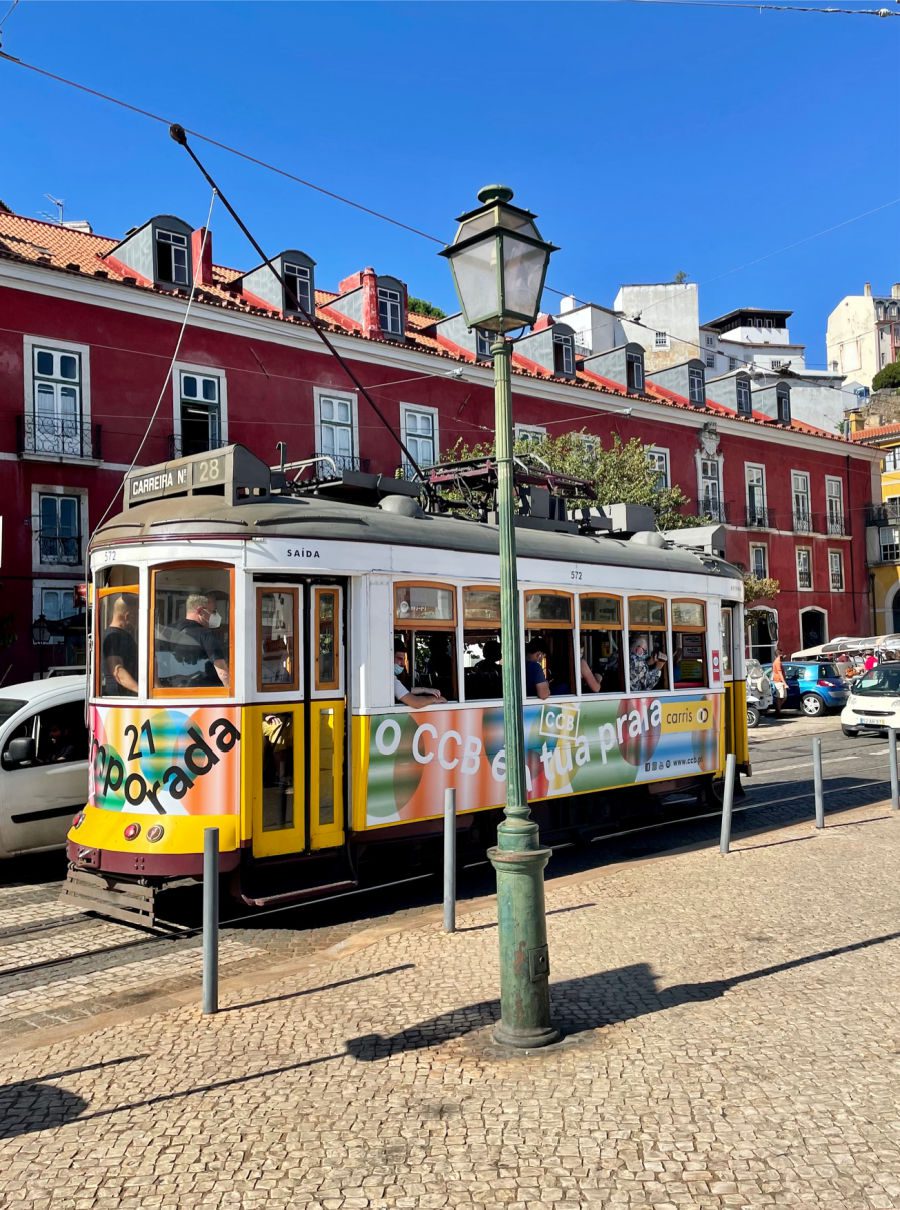 No 28 Tram in Lisbon