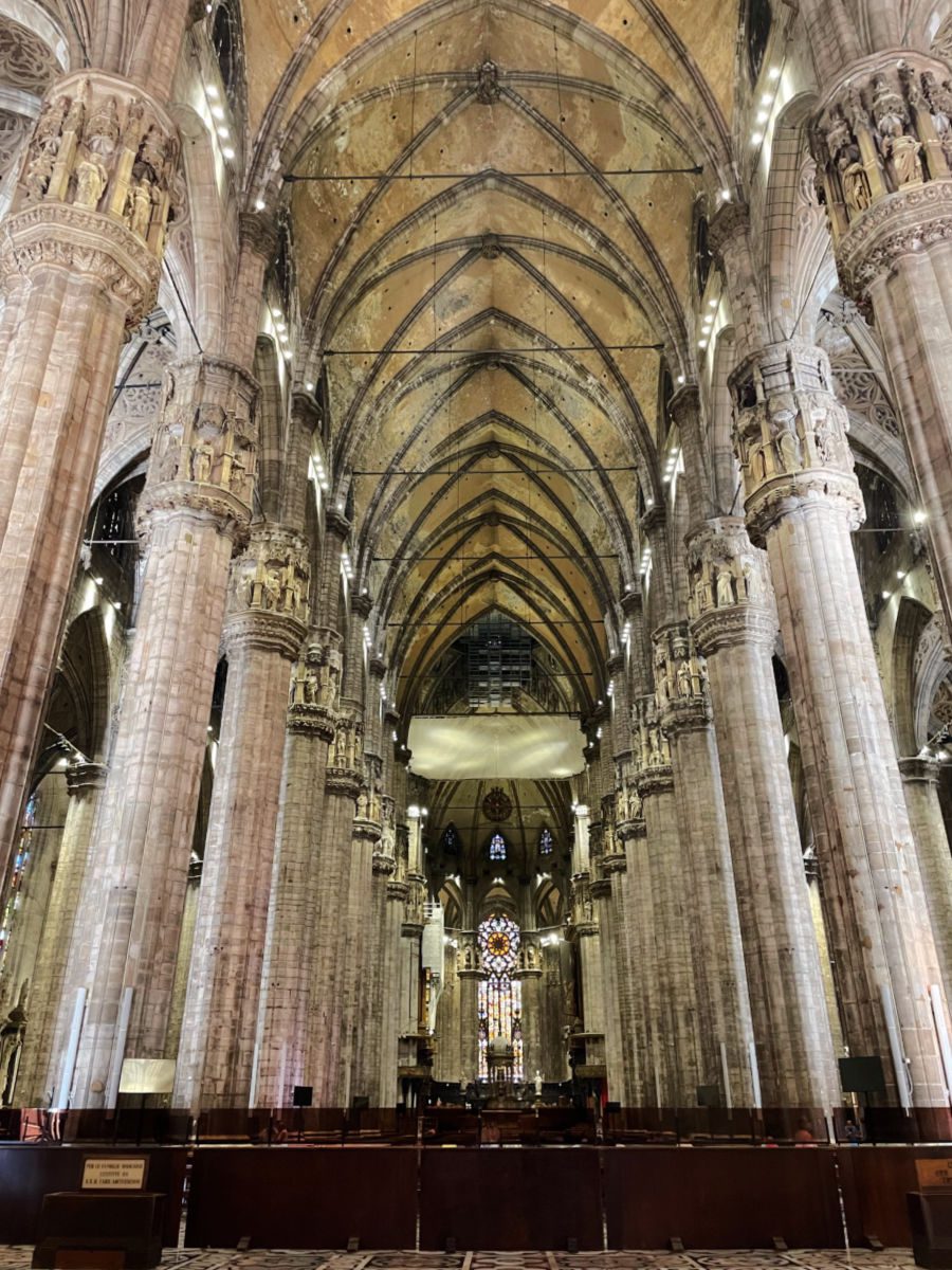 Inside of the Lisbon cathedral