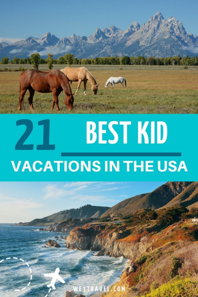 We have 18 summers with our kids at home, let's make them count with these travel ideas for the best vacations for kids in the United States.