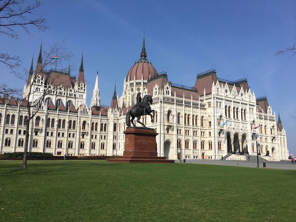 Hungarian Parliament building in Budapest