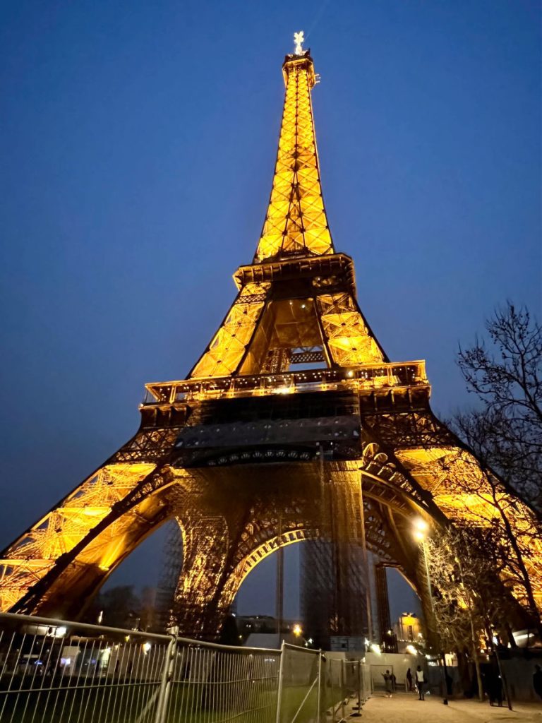 Eiffel Tower at night