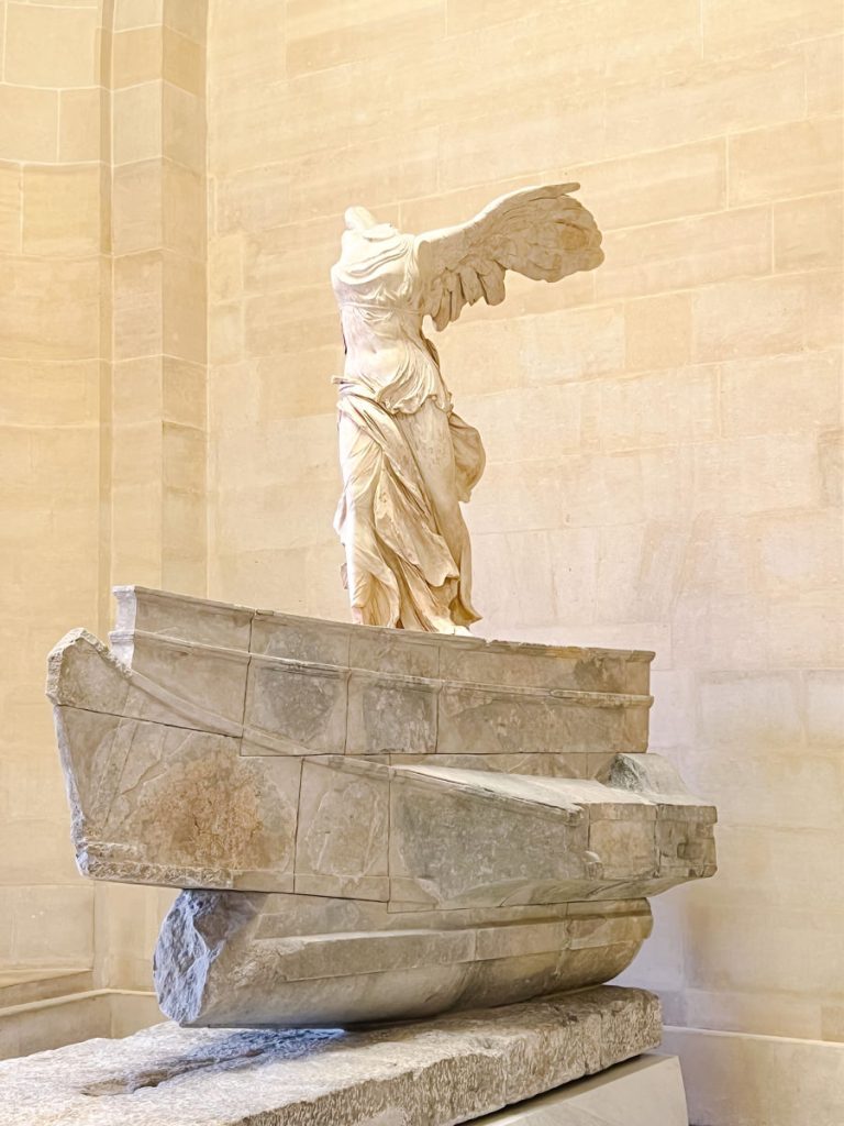 Nike statue in the Louvre