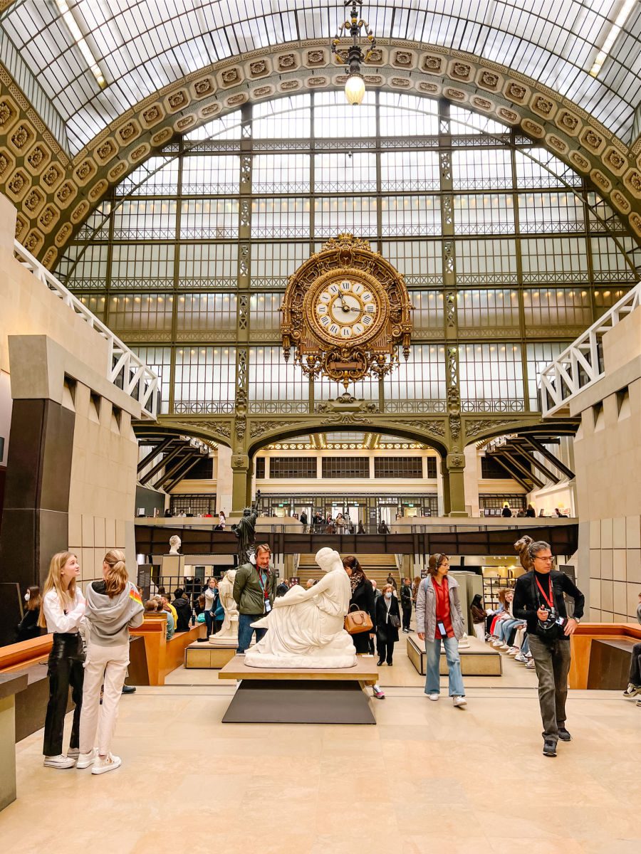 Inside hall of the Musee d'Orsay