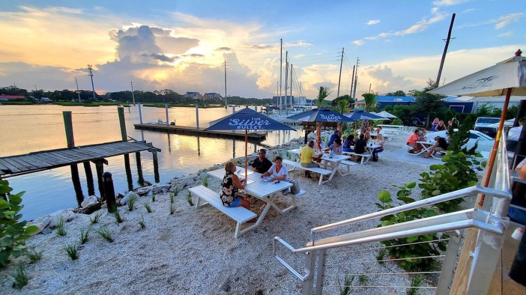 Outdoor dining at the St. Augustine Fish Camp