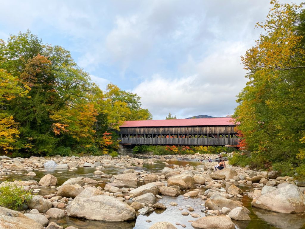 albany covered bridge in New Hampshire